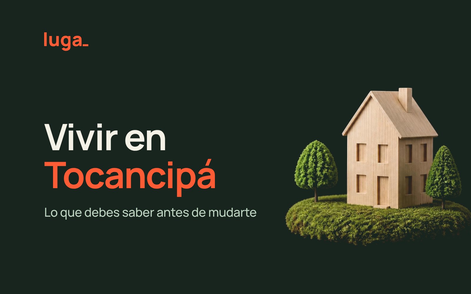 Casa de madera sobre pasto con árboles: vivir en Tocancipá